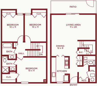 2044369620fieldpointeofstlouis 3 br townhome